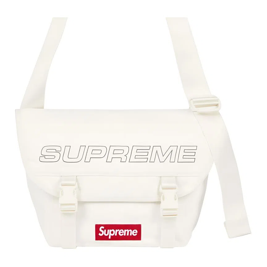 Supreme FW25 Week 1 Nylon Messenger Bag White
