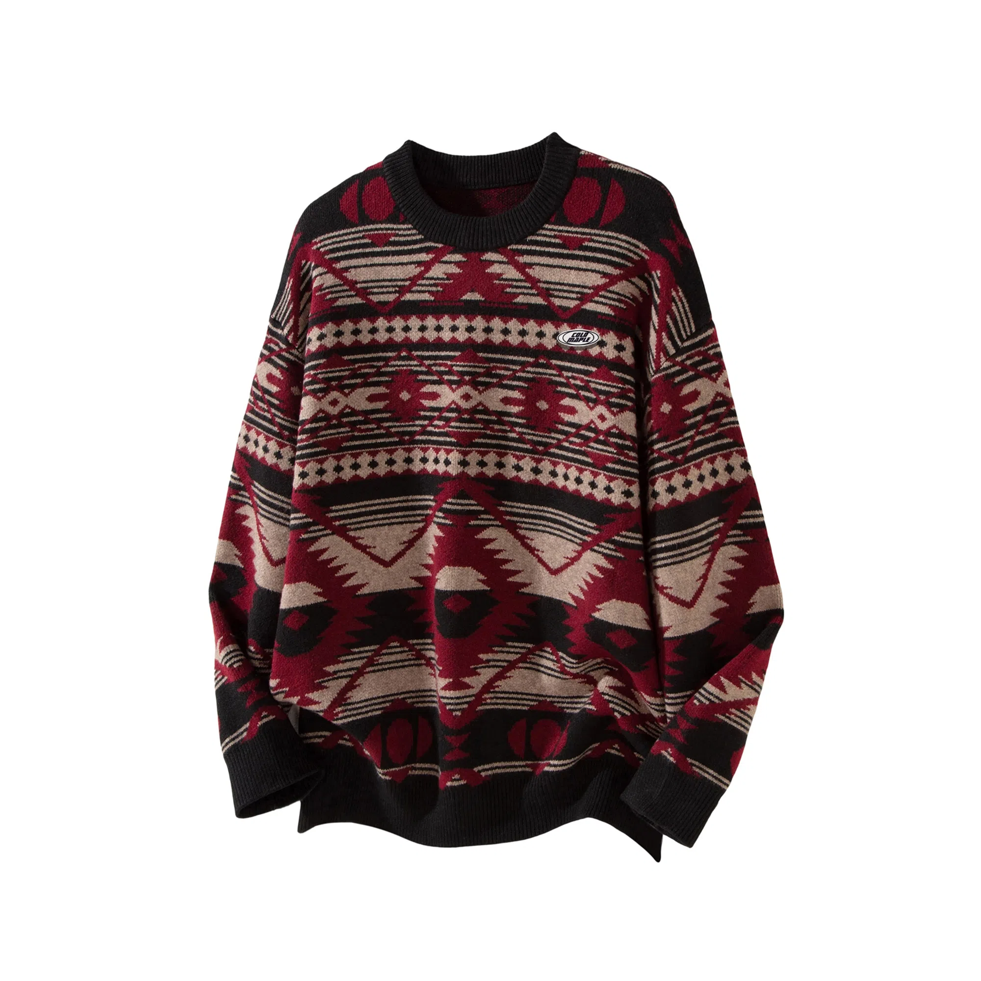 COLD MAPLE Youth Jacquard Knit Sweater