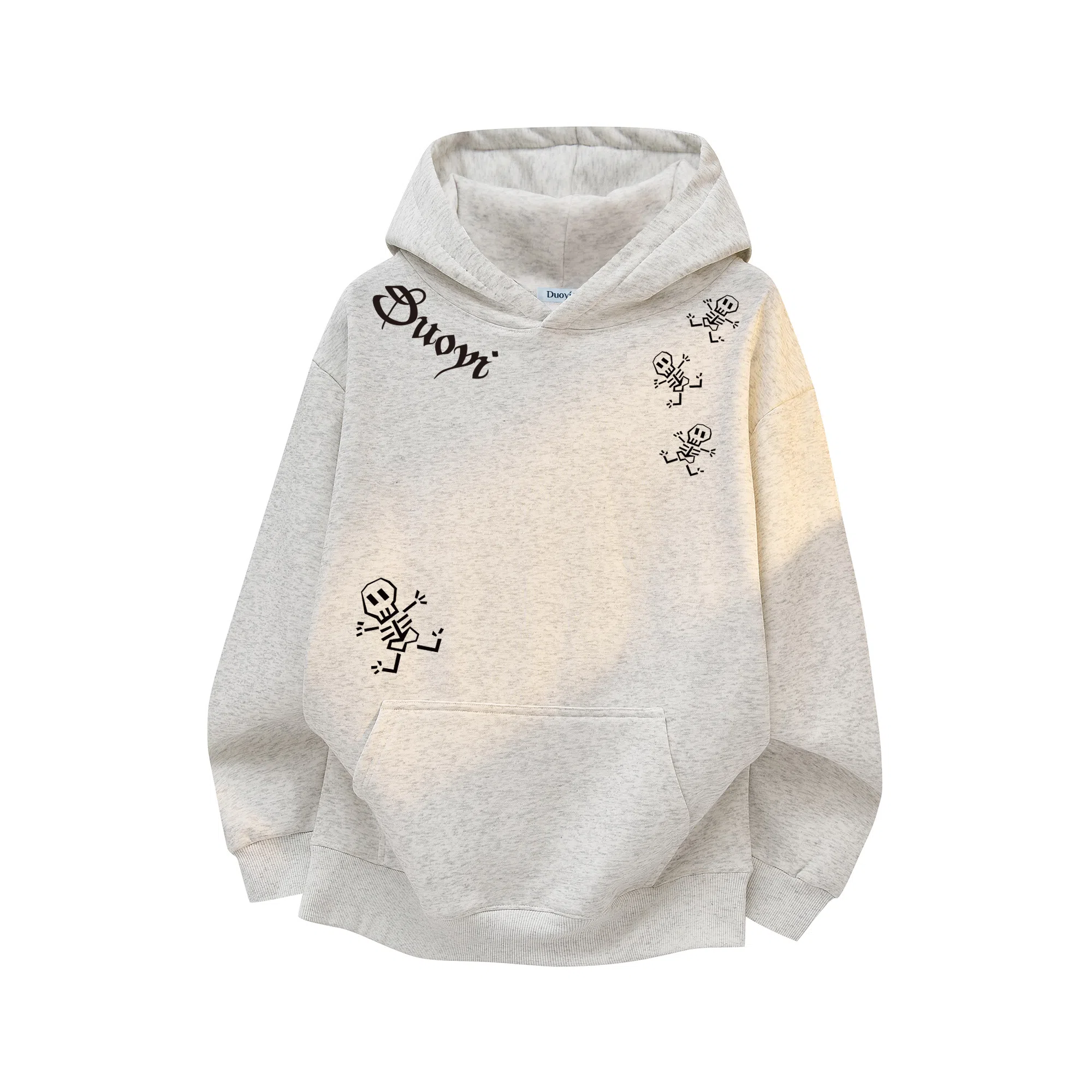 Duoyi Skull Logo Hoodie
