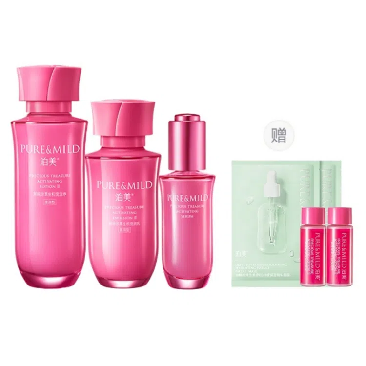 泊美 紧致淡纹补水保湿 护肤套装 保湿抗氧化淡纹滋润紧致补水
