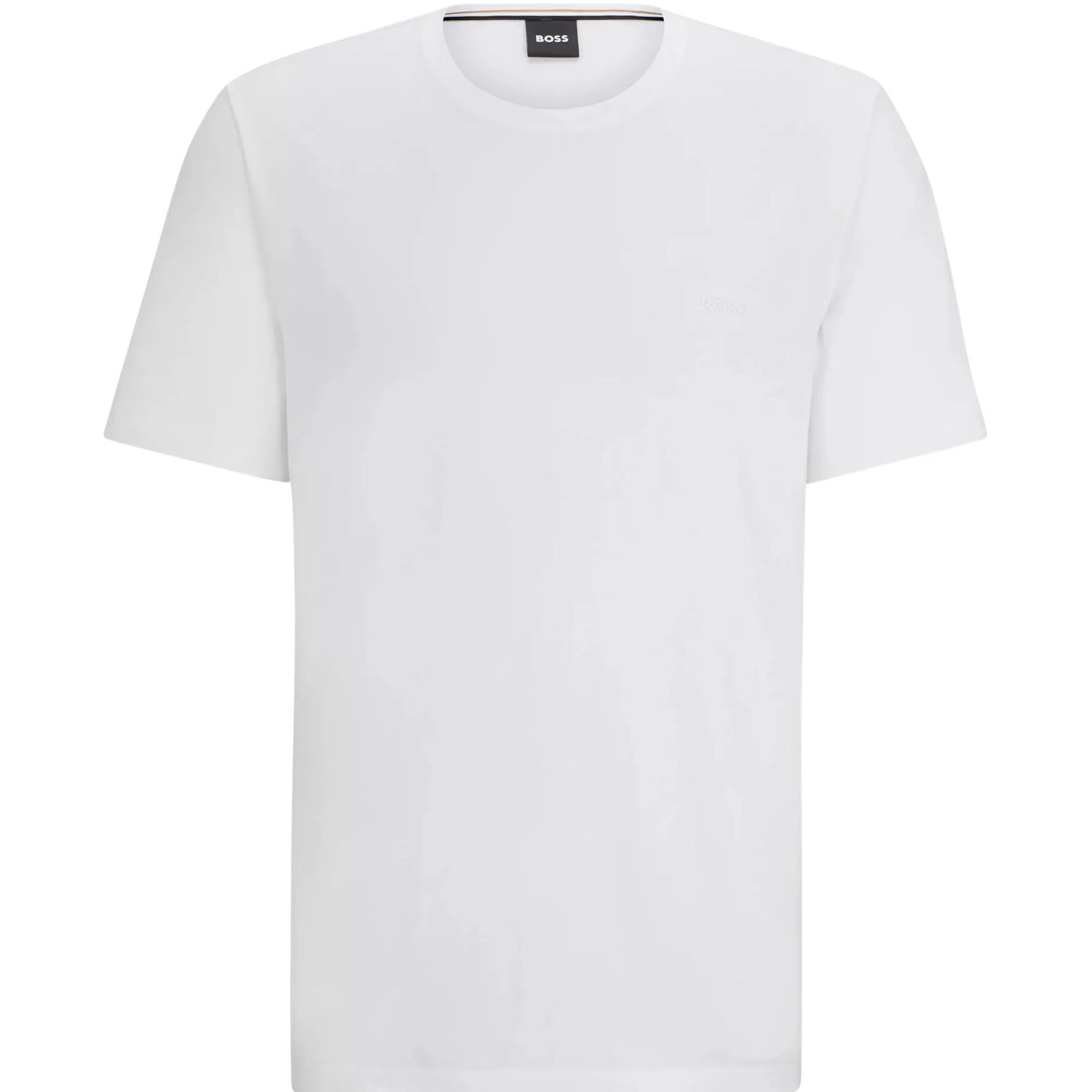HUGO BOSS Stretch-Cotton Regular-Fit T-Shirt With Logo Detail LogoT