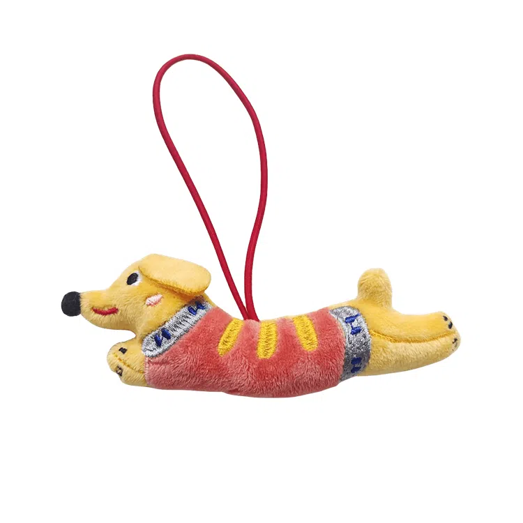 玄唐 可爱抽象腊肠狗公仔卡通狗狗包包小挂饰手机装饰可爱玩偶 毛绒 挂件 男女同款情侣款