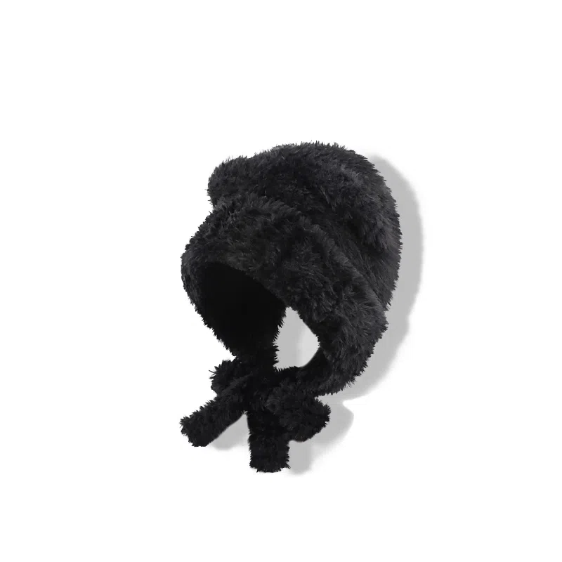 Youwei Plush Koala Ear Knit Hat