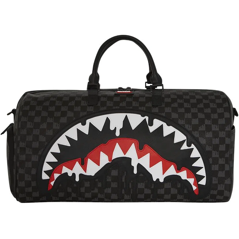 Sprayground Sharks in Paris Travel Bag Black