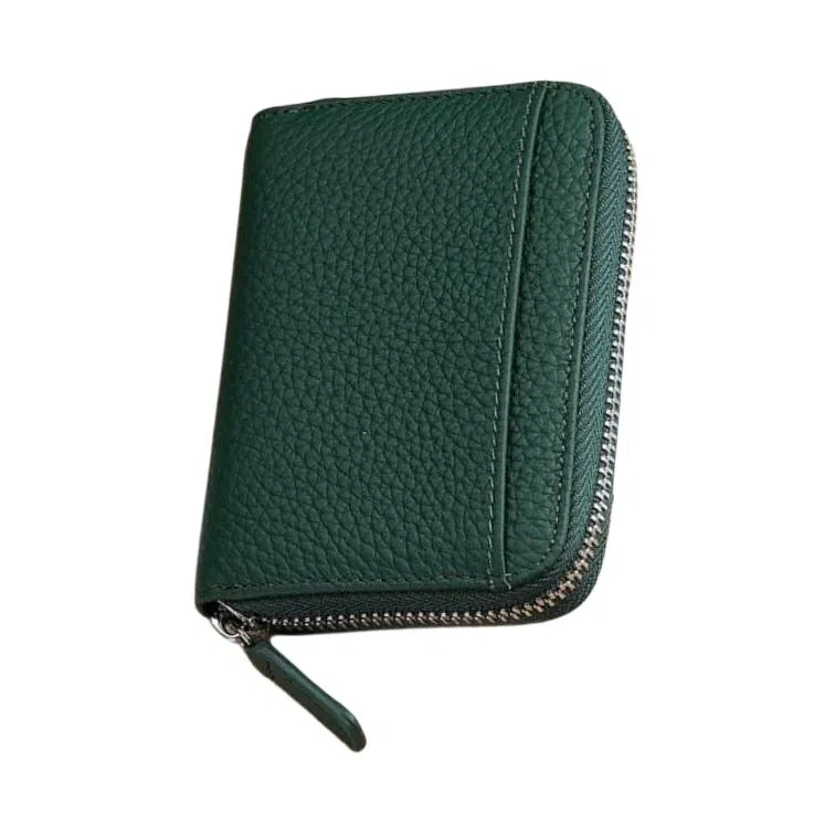 掐尖 多功能卡位百搭通勤 头层牛皮 卡包 常规 男女同款情侣款 多色