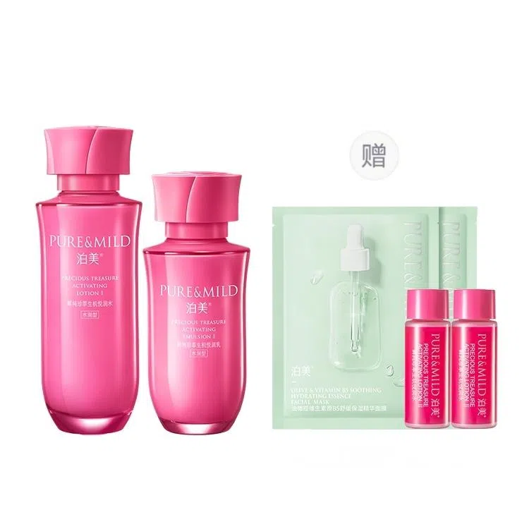 泊美 紧致淡纹补水保湿 护肤套装 保湿抗氧化淡纹滋润紧致补水