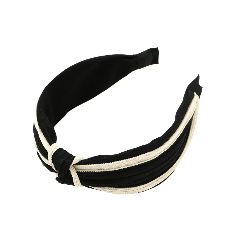 如花梦 小香风 秋冬针织宽边打结头箍高颅顶头饰 布艺 发箍 女款