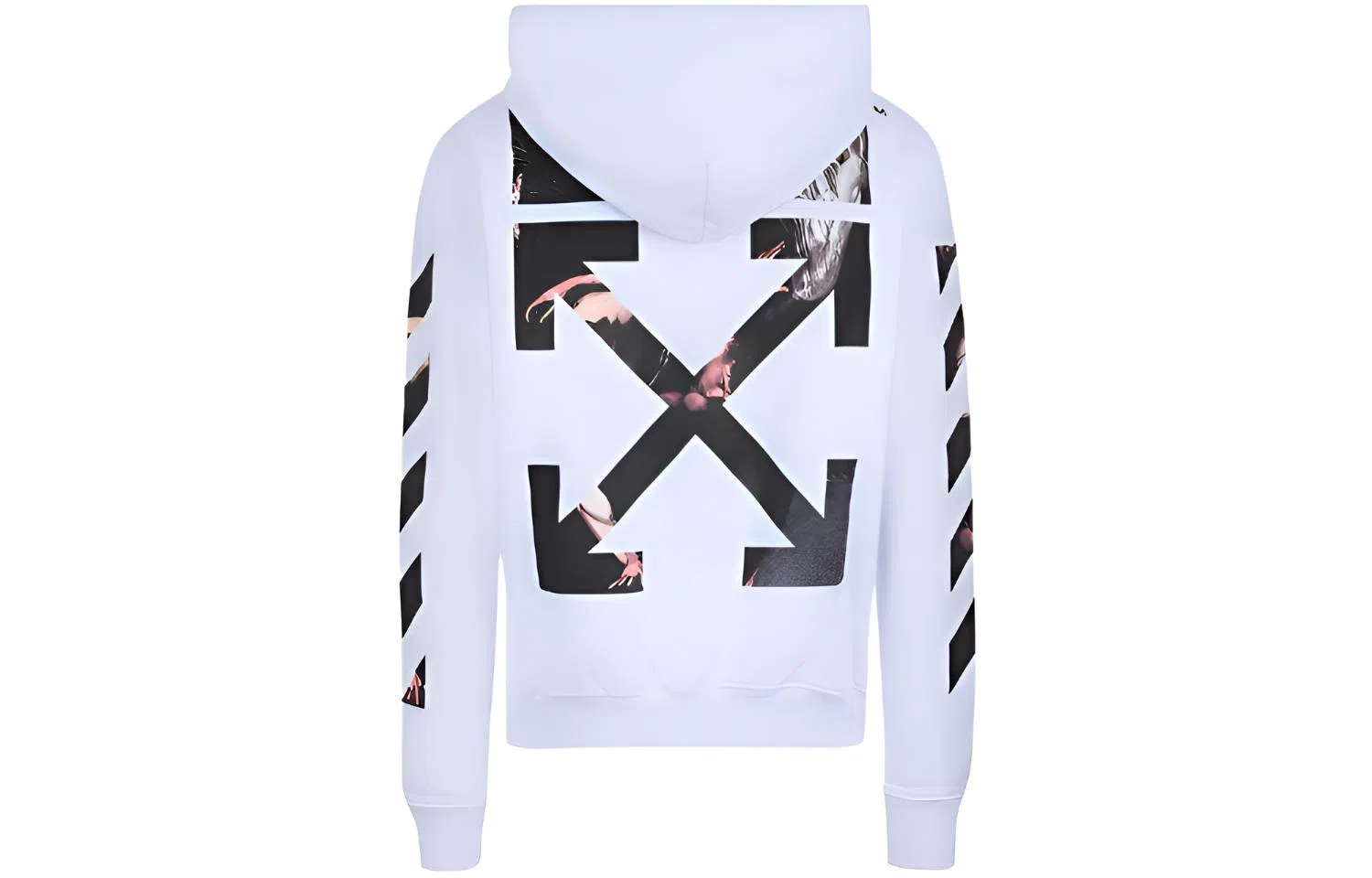 OFF-WHITE Caravaggio Arrow Hoodie White
