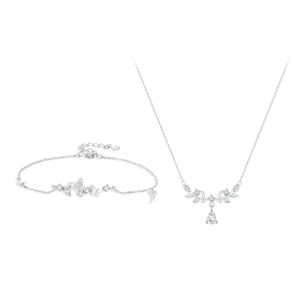 【纯银999 | 星光蝴蝶】 凤祥囍事 老凤祥 优雅浪漫温柔小众设计简约学生日常轻奢高级感经典百搭通勤浪漫约会可调节#好运 足银 手链 女款