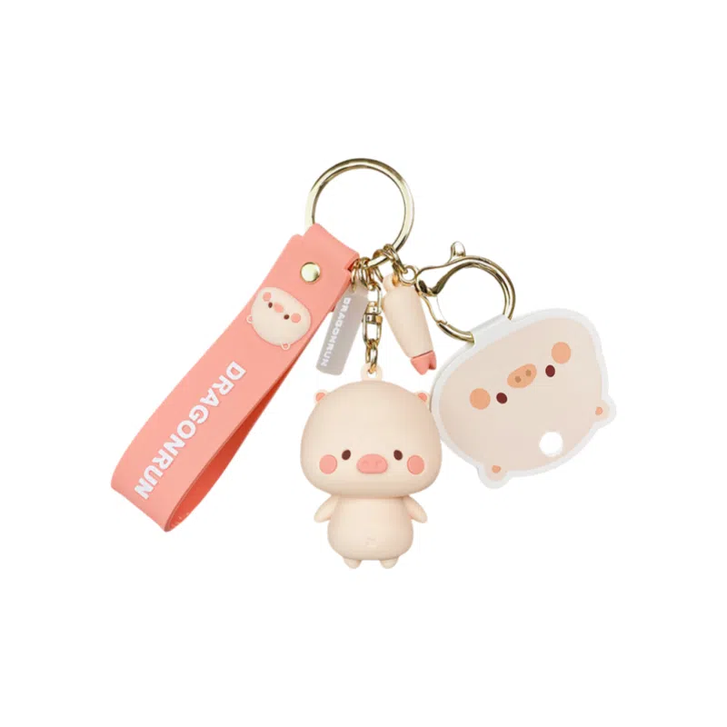 咕轹 小猪萌萌 可爱猪猪公仔钥匙扣 创意整蛊玩具