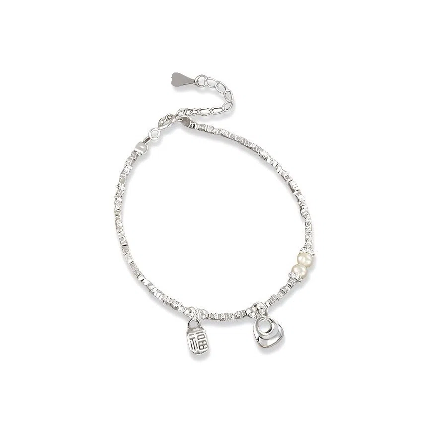 【999银胖福】 色菲尔 小胖福盘缠手饰 甜美可爱精致优雅气质高级复古新中式森系清醒时尚日常通勤百搭#好运 足银 手链 女款