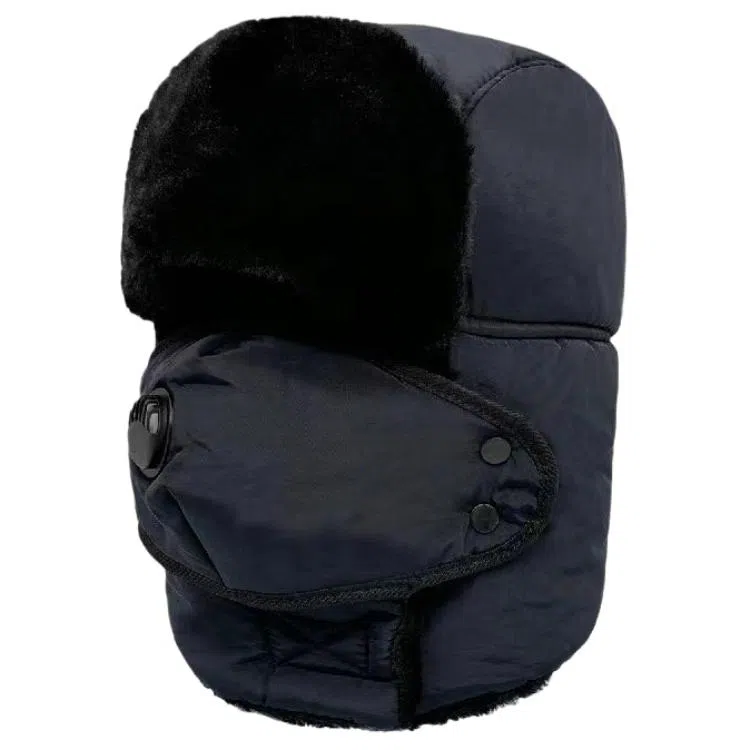 梦特娇 骑车防风防寒 聚酯纤维 雷锋帽 男女同款情侣款