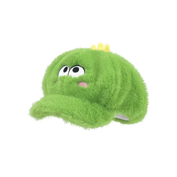 心水好物 日系可爱甜美搞怪卡通毛绒保暖护耳显脸小时尚 聚酯纤维 贝雷帽 男女同款情侣款