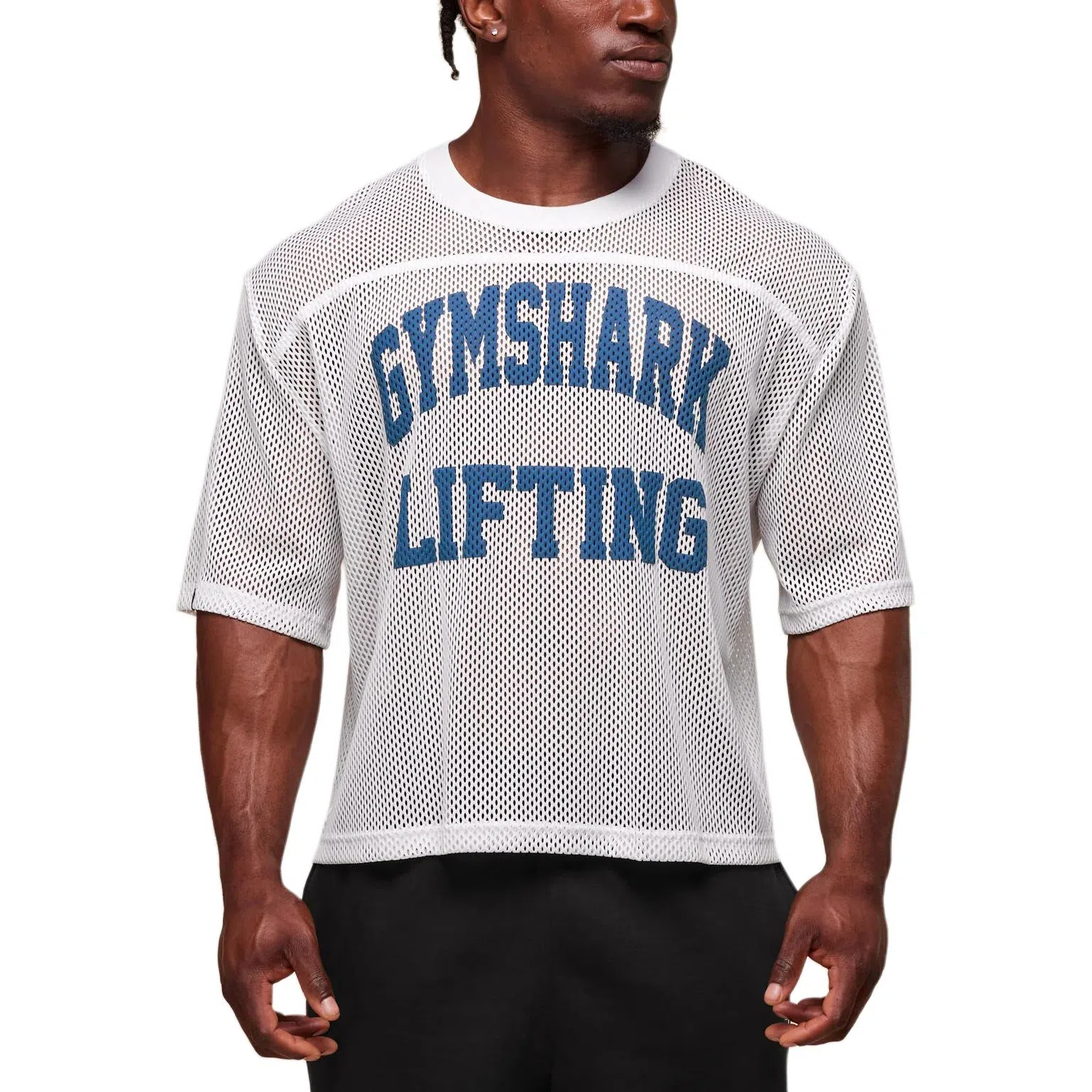 GYMSHARK Mesh Oversized Crew Tee