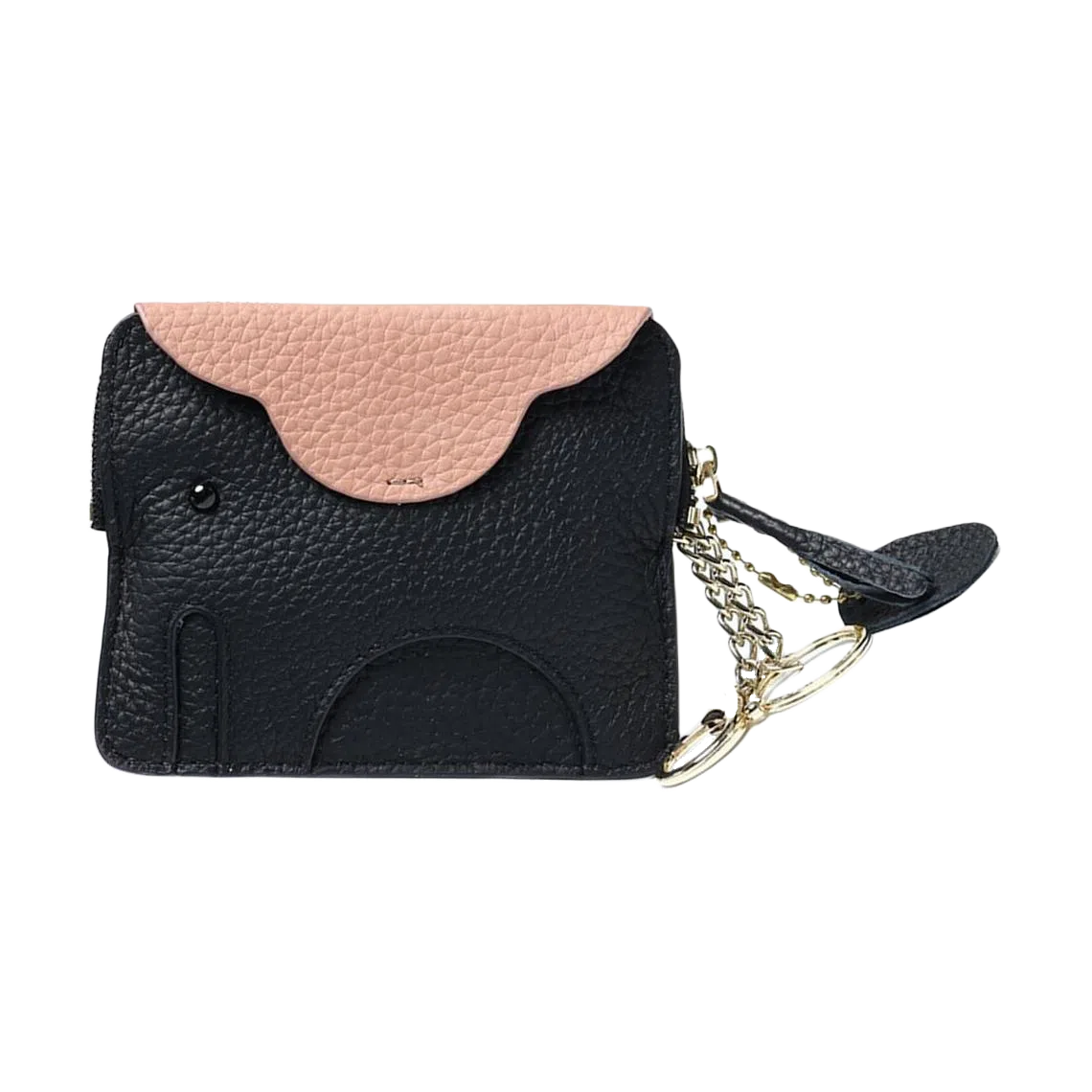 掐尖 可爱小象硬币包钥匙扣收纳包 头层牛皮 零钱包 常规 女款 多色