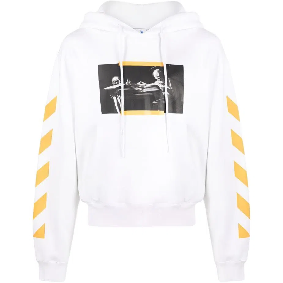 OFF-WHITE FW21 Caravaggio Print Hoodie