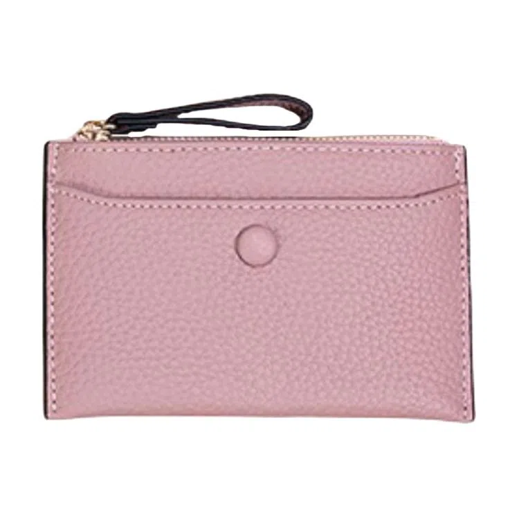 掐尖 纯色薄款钱夹真皮证件包多功能收纳包多卡位卡包 头层牛皮 零钱包 男女同款情侣款