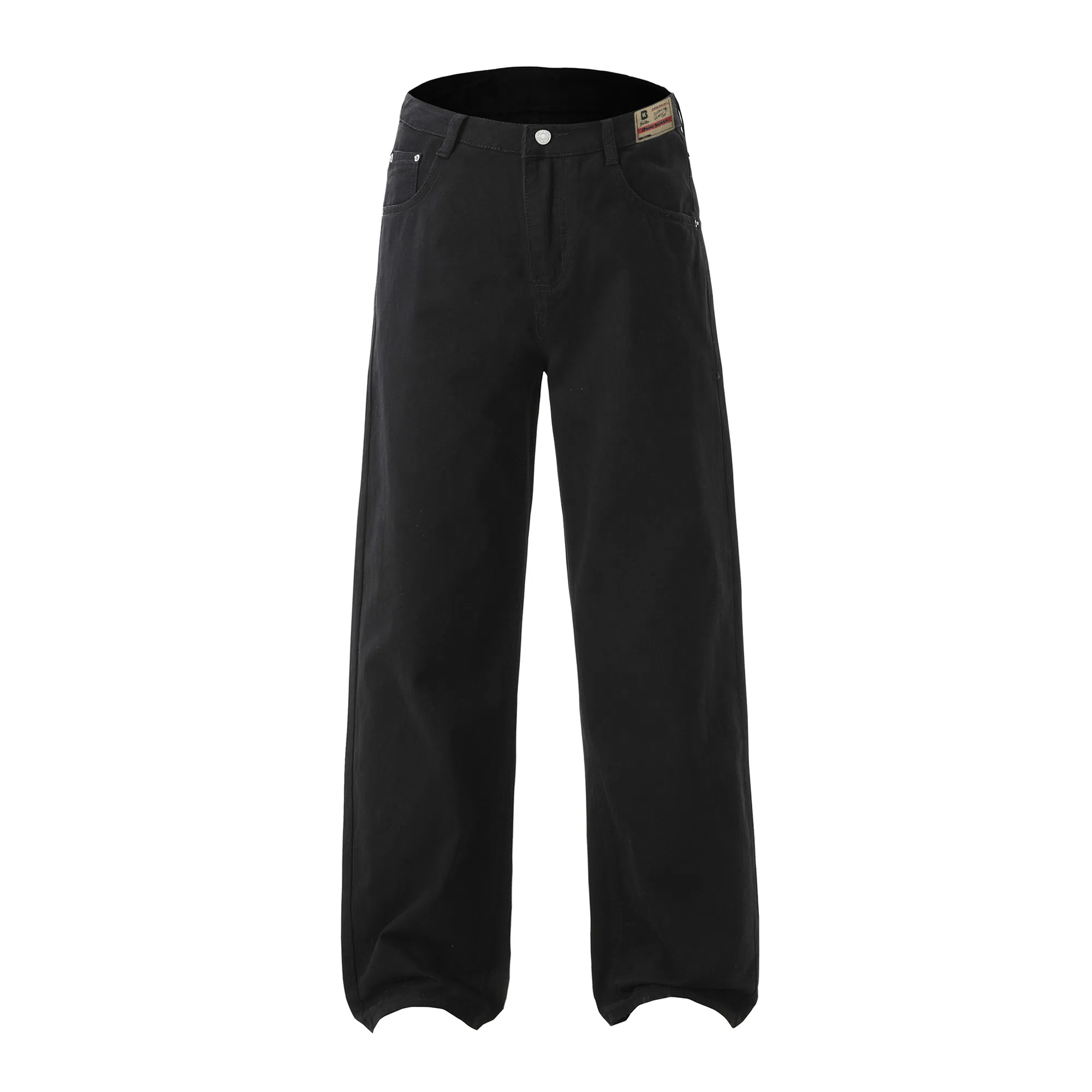 大卫贝肯 美式经典高街潮流基础款纯棉直筒百搭长裤休闲裤 男女同款