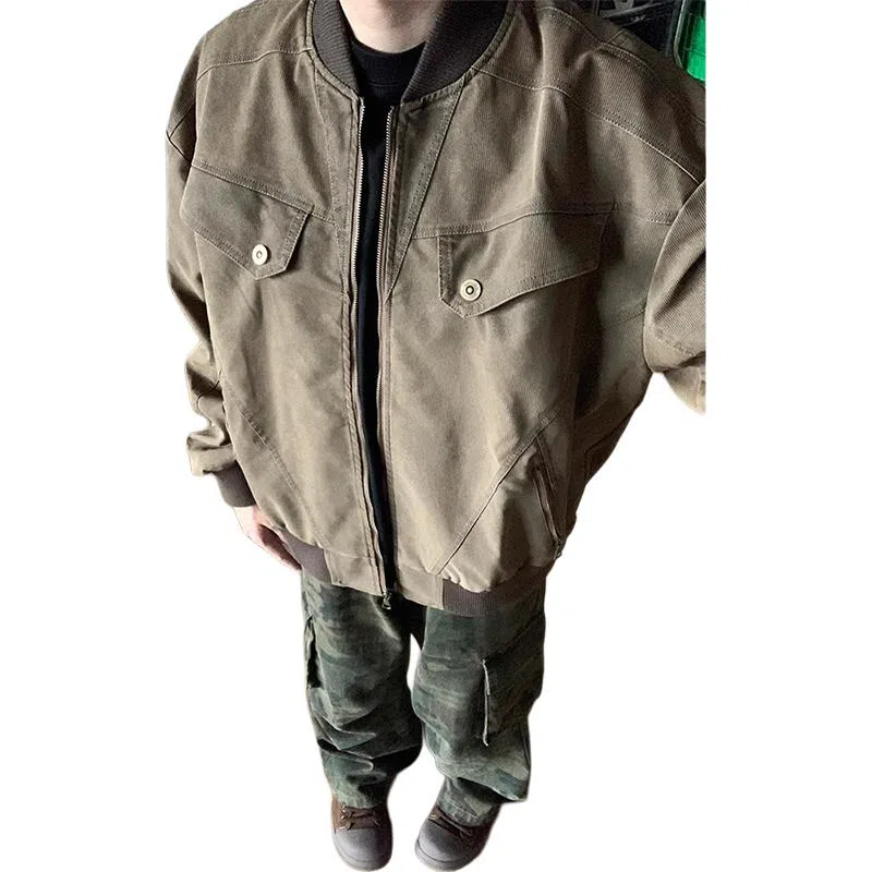 黑马漫画 复古夹克 男女同款