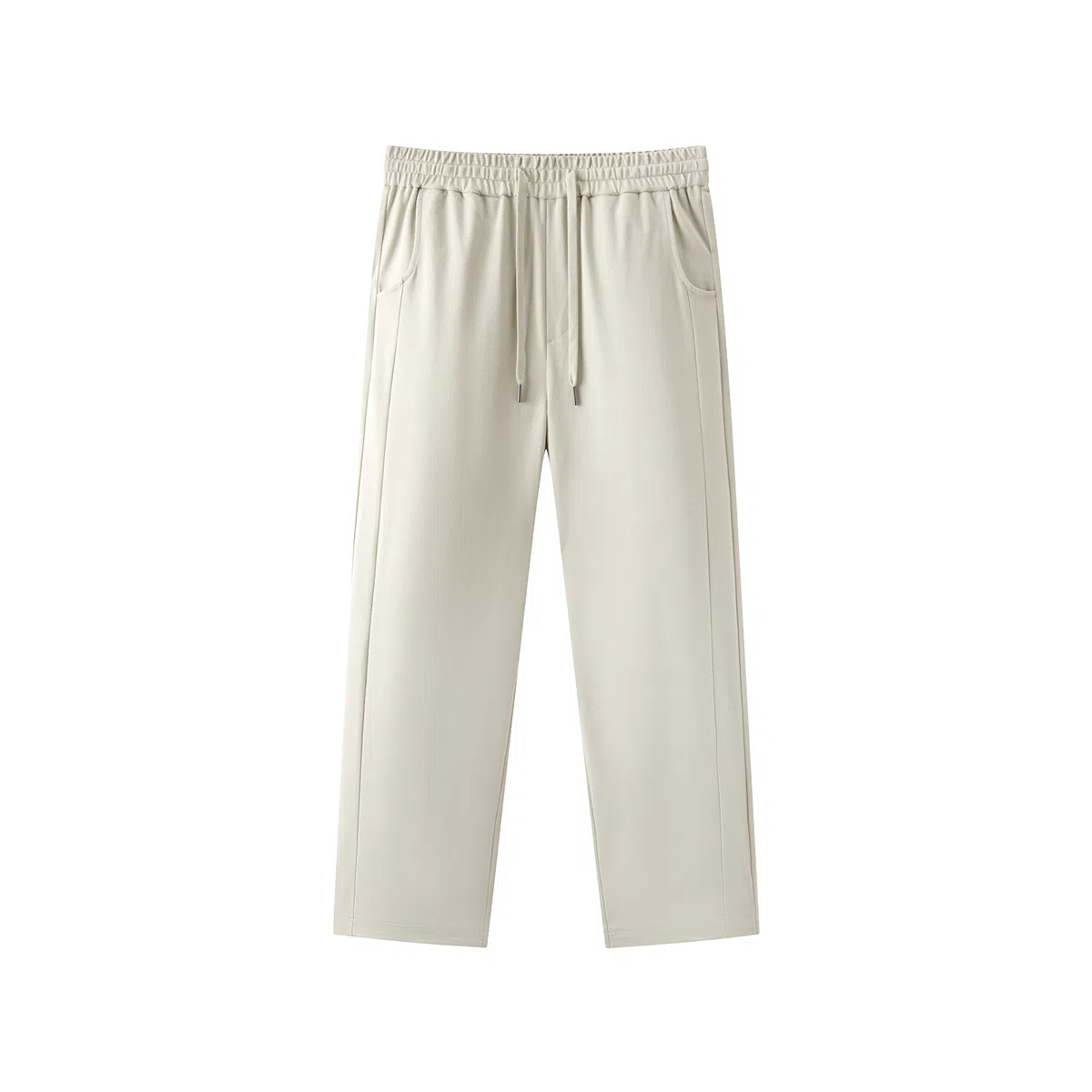 森马 宽松直筒纯色百搭系带休闲裤 男款