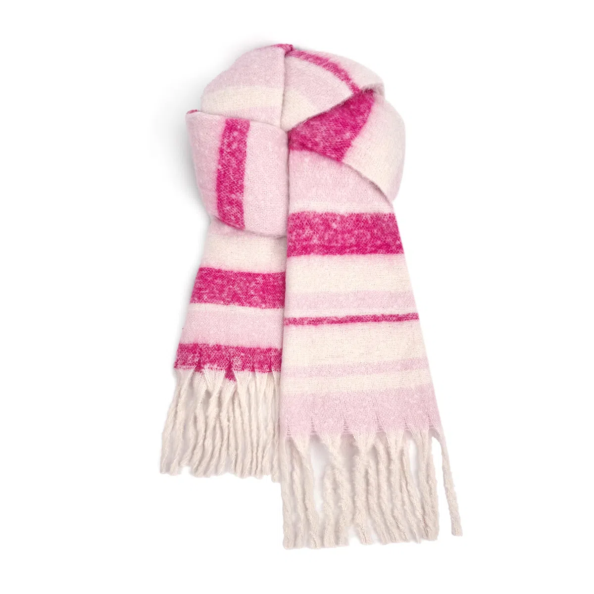 MINISO Gradient Tassel Scarf