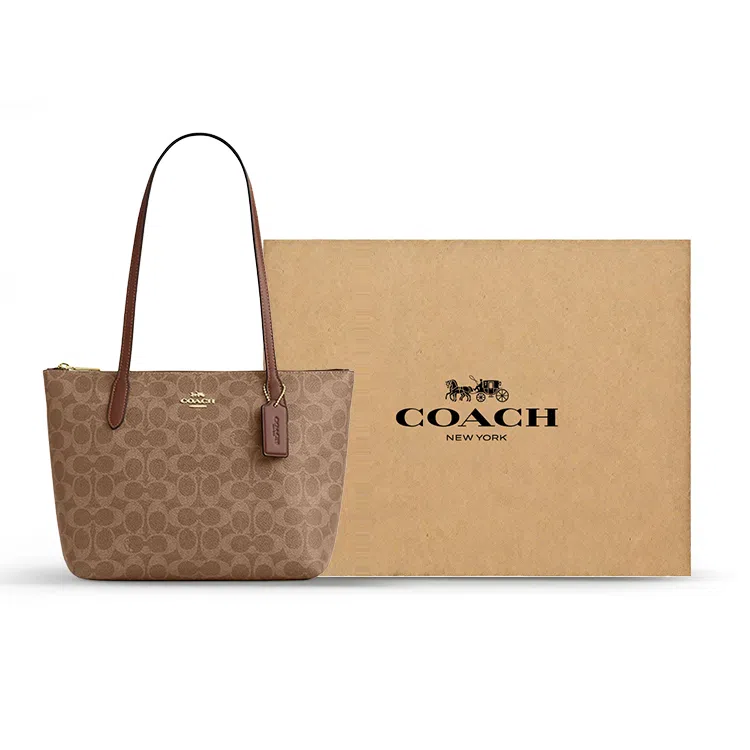 COACH Fiona 24 Logo Tote