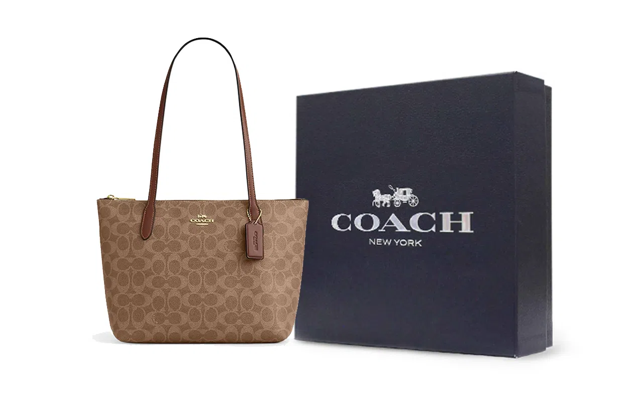 COACH Fiona 24 Logo Tote