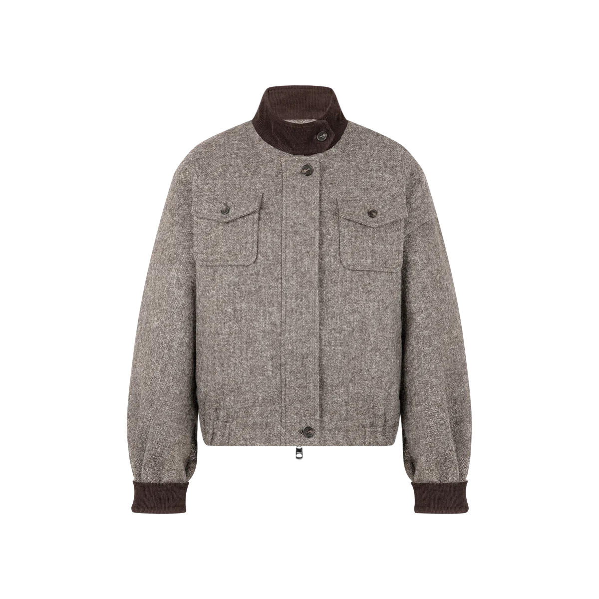 美洋 花栗绵羊毛宽松羽绒服 女款