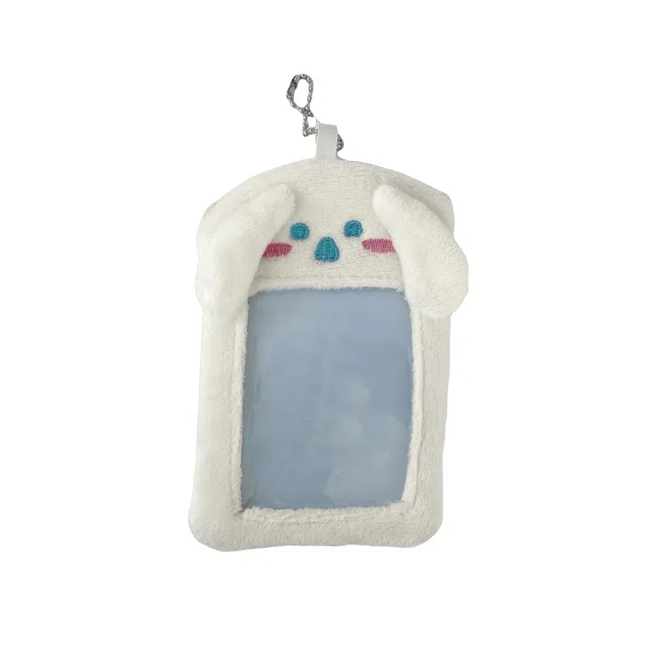 心水好物 日韩可爱小猪小狗小猫卡套爱豆卡片收纳卡包 毛绒 挂件 男女同款情侣款