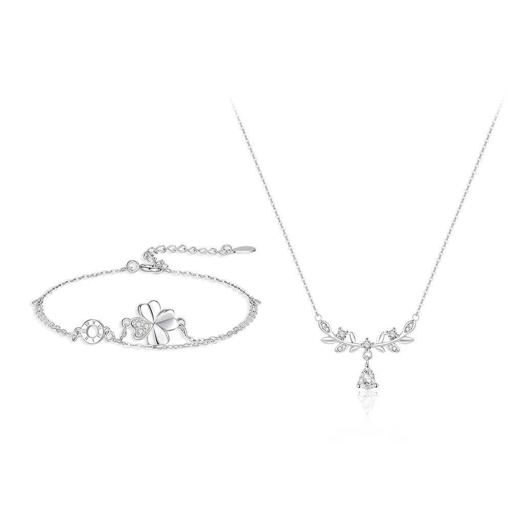 【纯银999 | 四叶草】 凤祥囍事 老凤祥 优雅浪漫温柔小众设计简约学生日常高级感经典百搭通勤浪漫约会可调节 足银 手链 女款