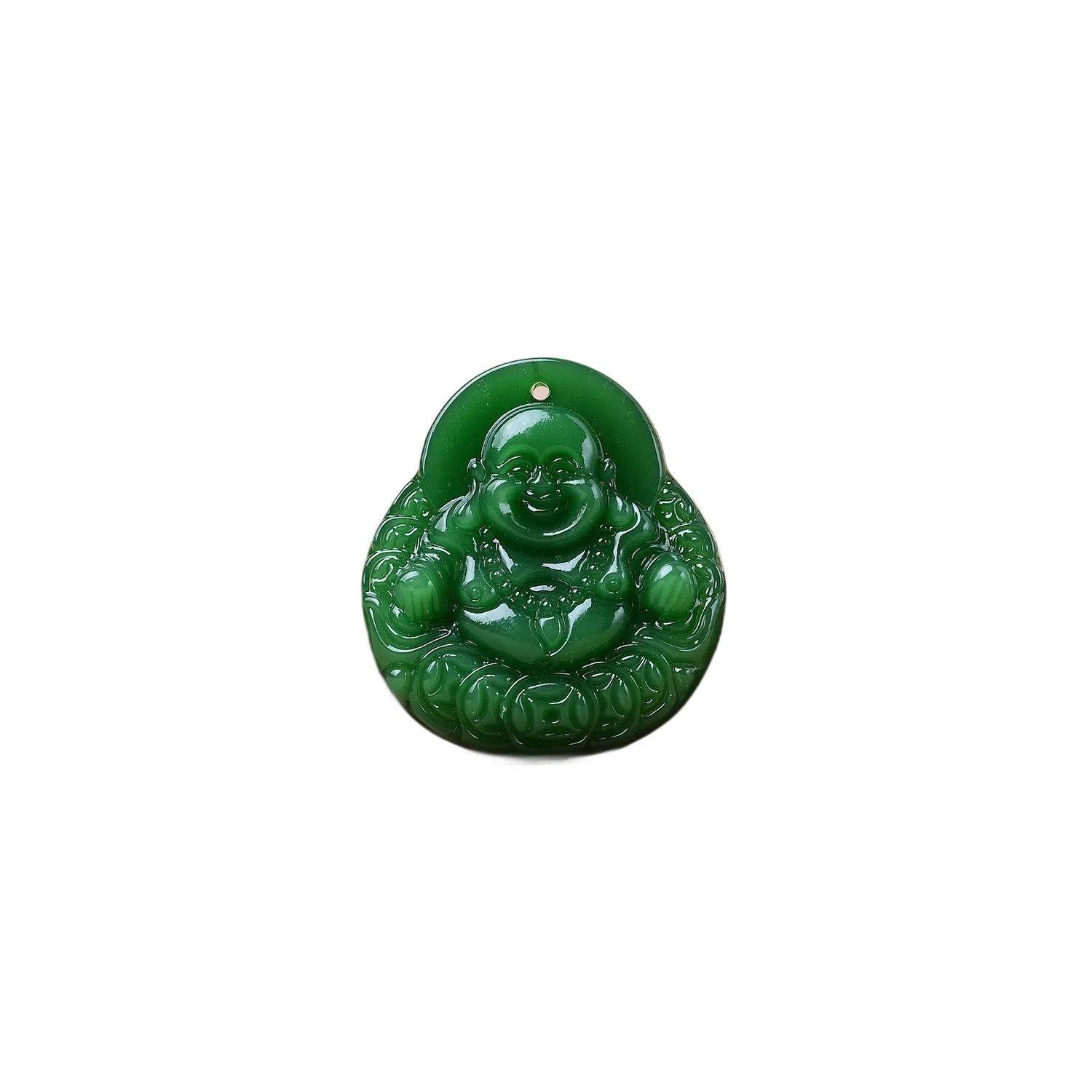 琢玉居 弥勒佛系列 小众寓意 新中式潮国风复古百搭简约 平安喜乐 好运 琉璃 吊坠 女款