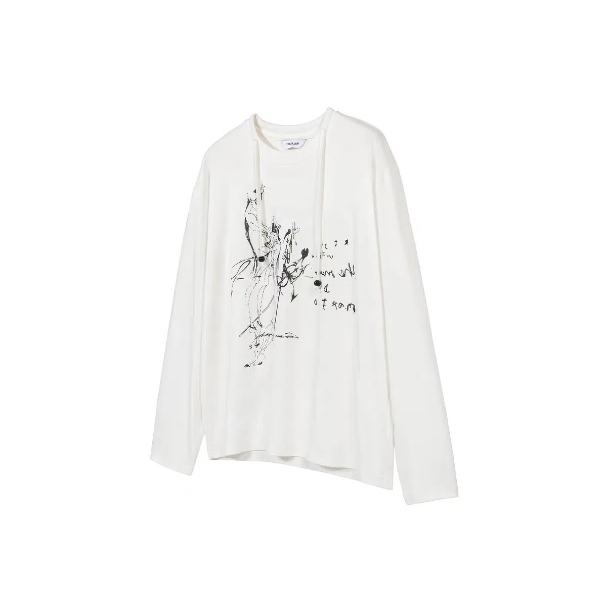 TZ Official Printed Pullover Long Sleeve Tee