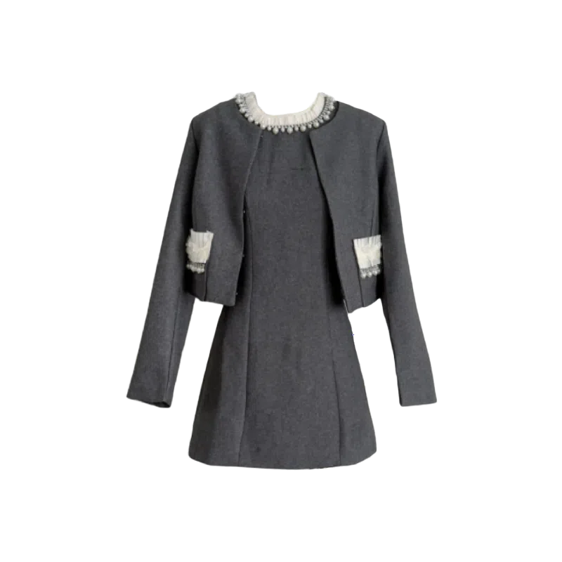 Beauty at 19 Miu Sleeveless A-Line Dress Set