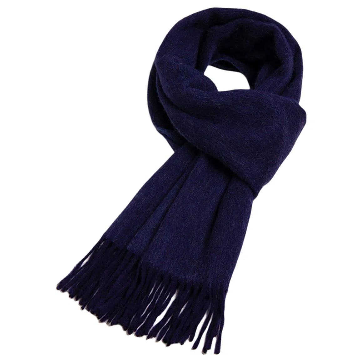 红豆 简约大气舒适保暖 混纺 绒线围巾 男款