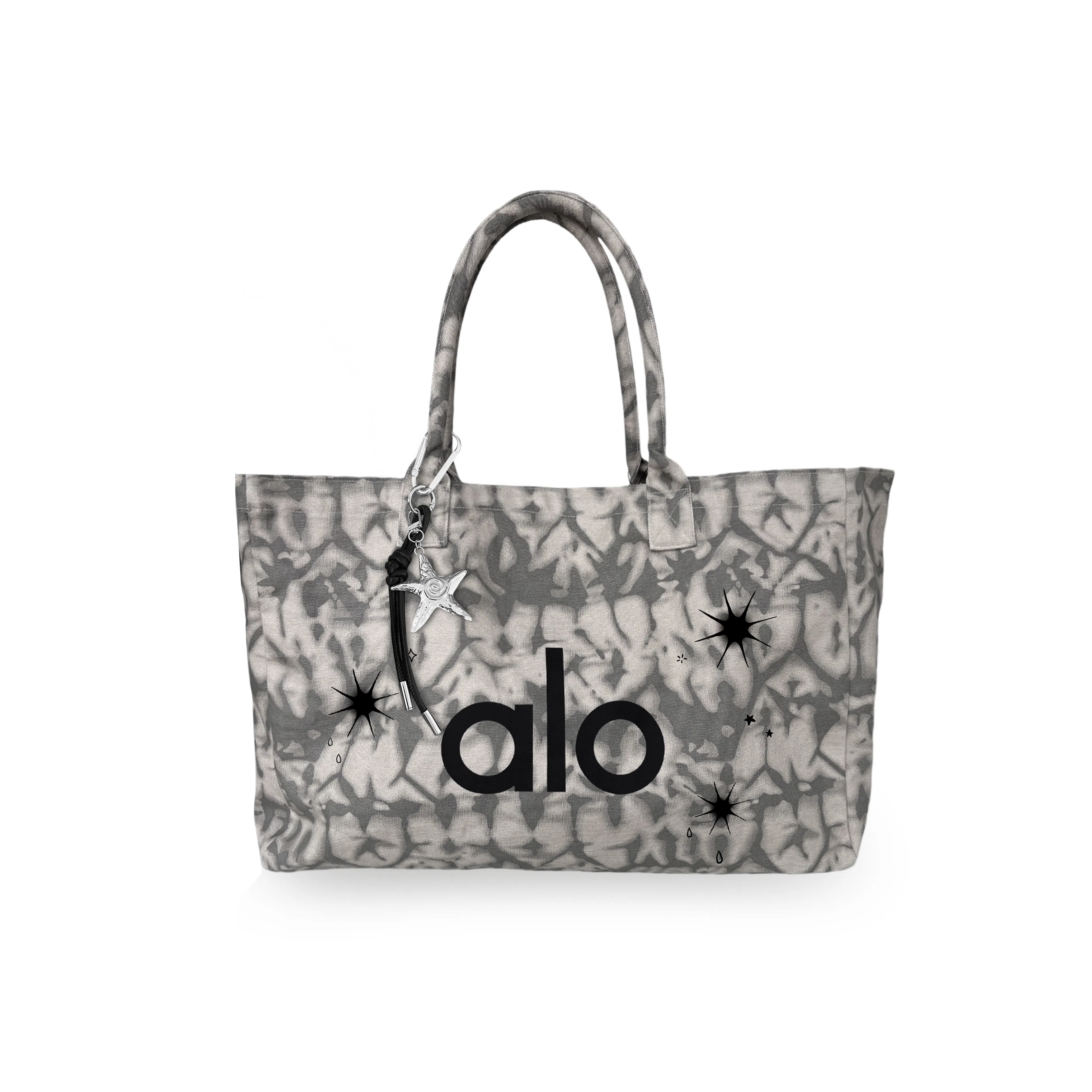 alo yoga Qi Mu Tote Bag Large Gray