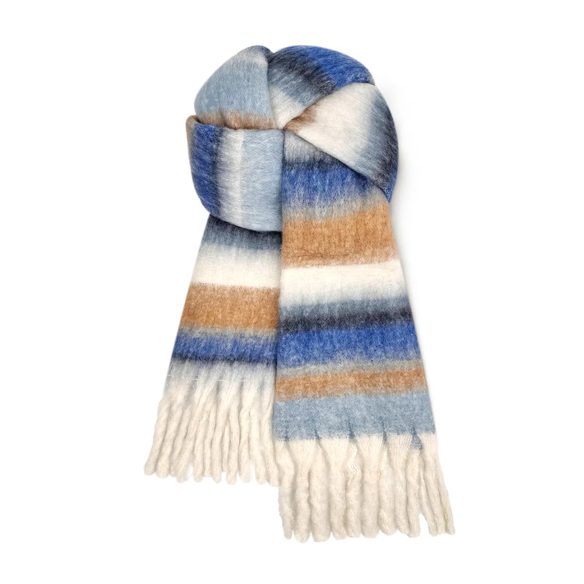 MINISO Gradient Tassel Scarf