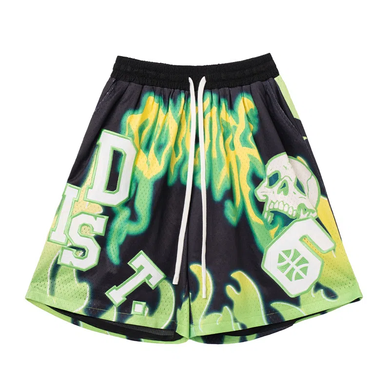 Revenge REVENGE DISTRICT 6 Co-branded Basketball Shorts Black
