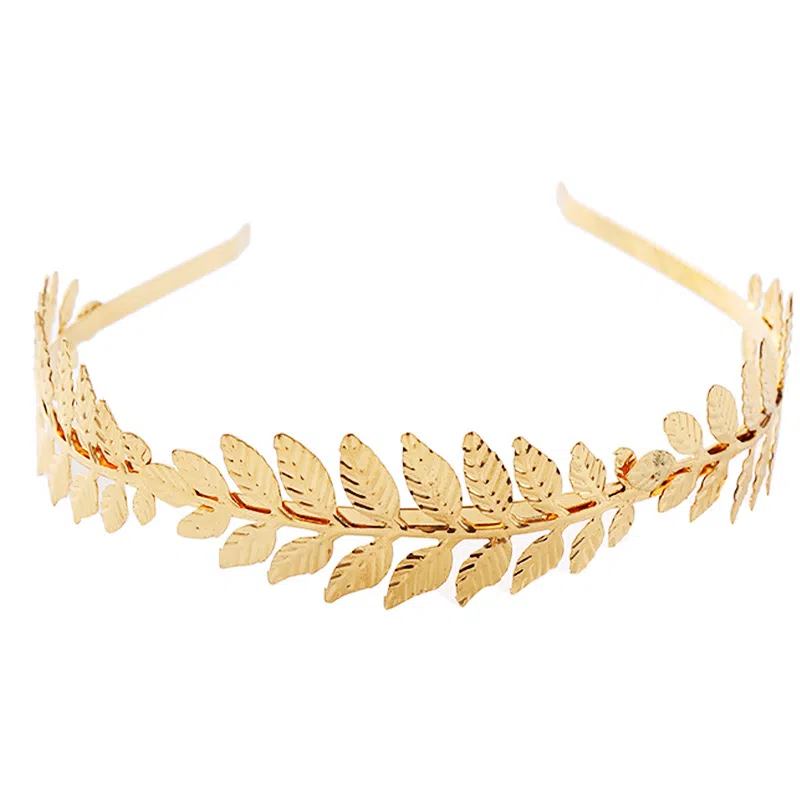 千桐 高级简约 复古巴洛克风树叶 韩式优雅宴会舞台 摄影道具 合金 发箍 男女同款情侣款