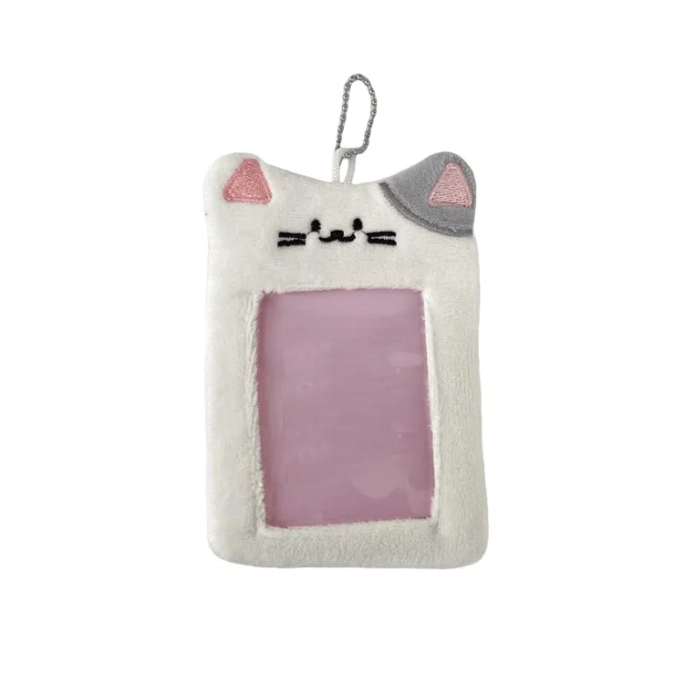 心水好物 日韩可爱小猪小狗小猫卡套爱豆卡片收纳卡包 毛绒 挂件 男女同款情侣款