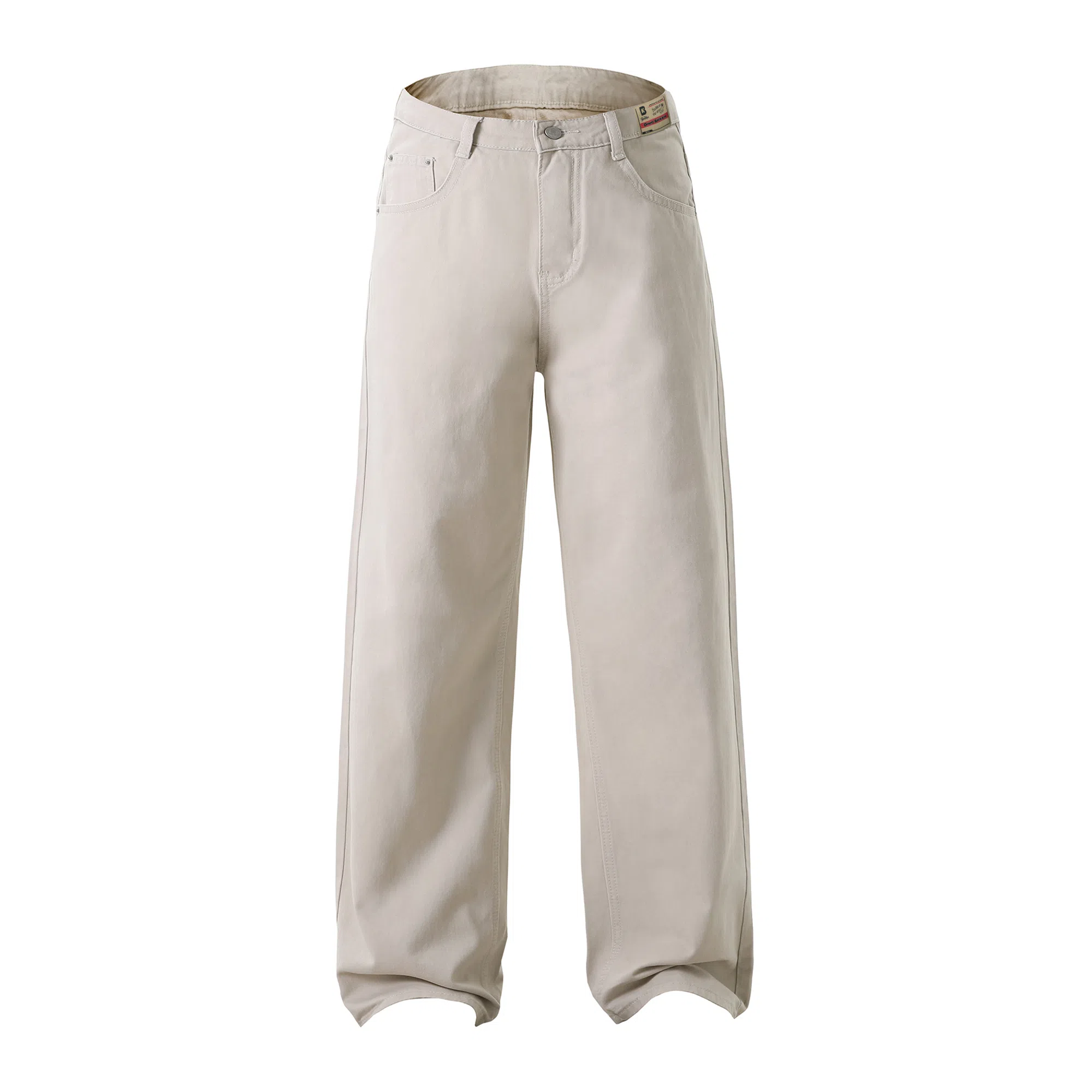 大卫贝肯 美式经典高街潮流基础款纯棉直筒百搭长裤休闲裤 男女同款