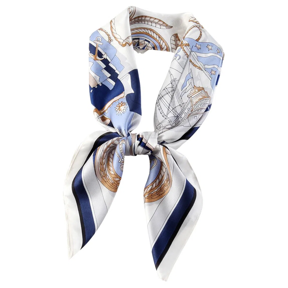 一米画纱 婉约江南中式真丝大方巾时尚印花舒适独特图案优雅百搭 桑蚕丝 丝巾 女款