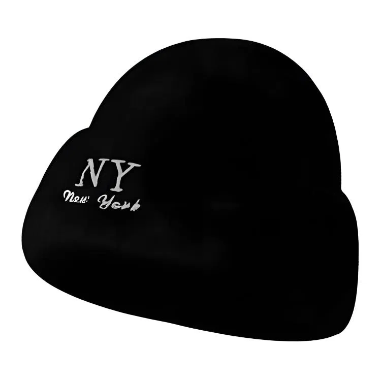 艾佳微 韩系氛围感大头围显脸小保暖护耳防寒 腈纶 绒线帽 男女同款情侣款