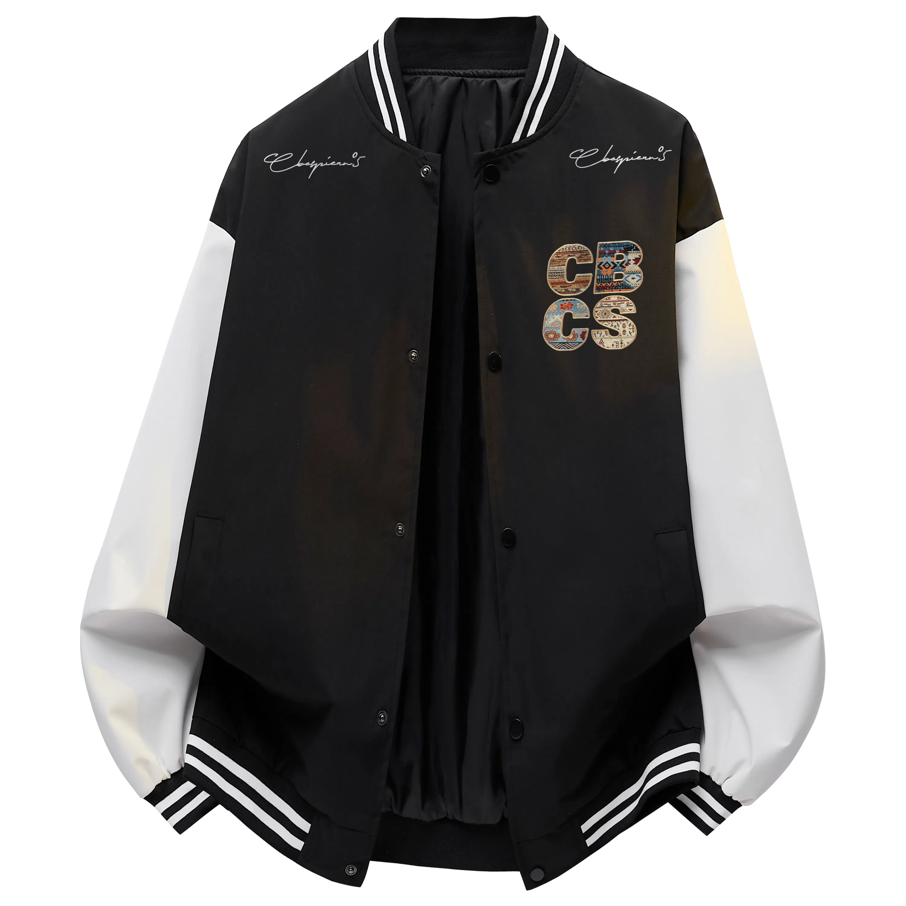 Herbal Color Vintage Baseball Jacket