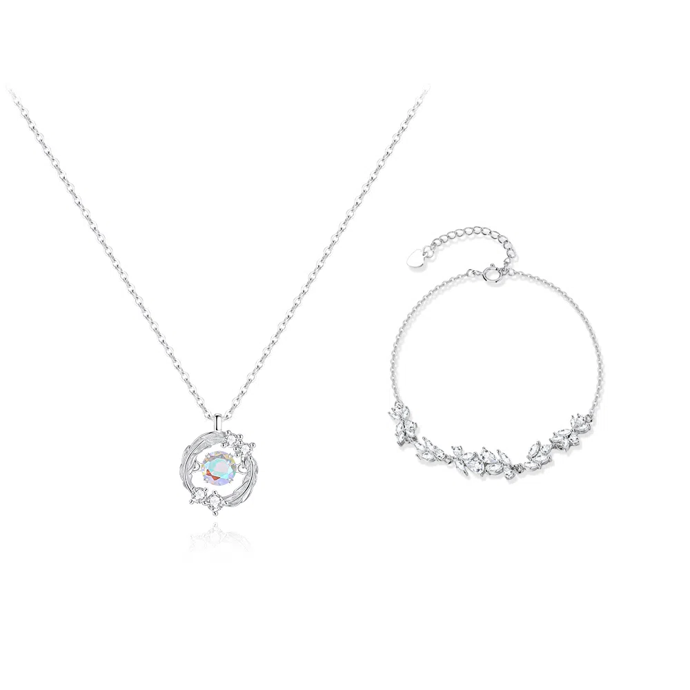 【纯银999 | 羽你相伴】 凤祥囍事 老凤祥 小众设计高级感经典百搭简约学生日常精致轻奢通勤约会温柔气质可调节锁骨链 足银 项链 女款