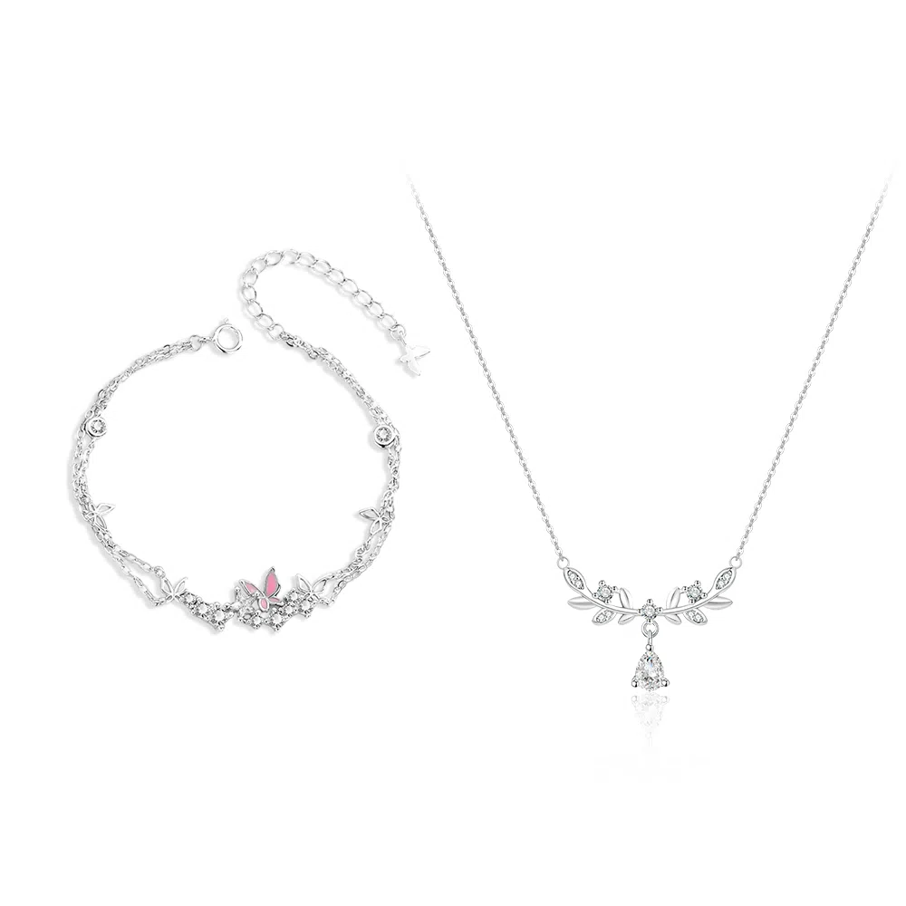 【纯银999 | 星光蝴蝶】 凤祥囍事 老凤祥 优雅浪漫温柔小众设计简约学生日常轻奢极简高级感经典百搭通勤浪漫约会可调节 足银 手链 女款