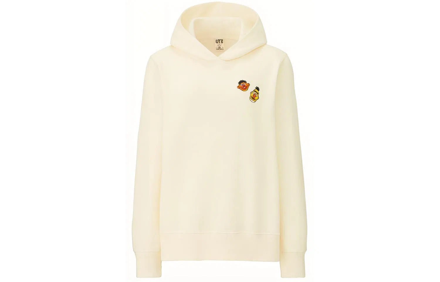 UNIQLO x Sesame Street x KAWS Hoodie Off-White
