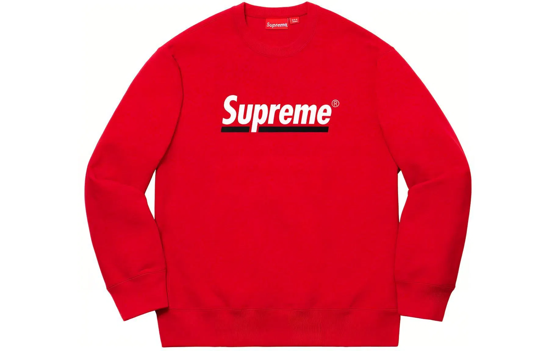 Supreme SS20 Week 2 Underline Crewneck logo
