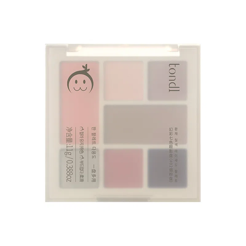 彤笛 幻彩七色眼影盘 不卡粉