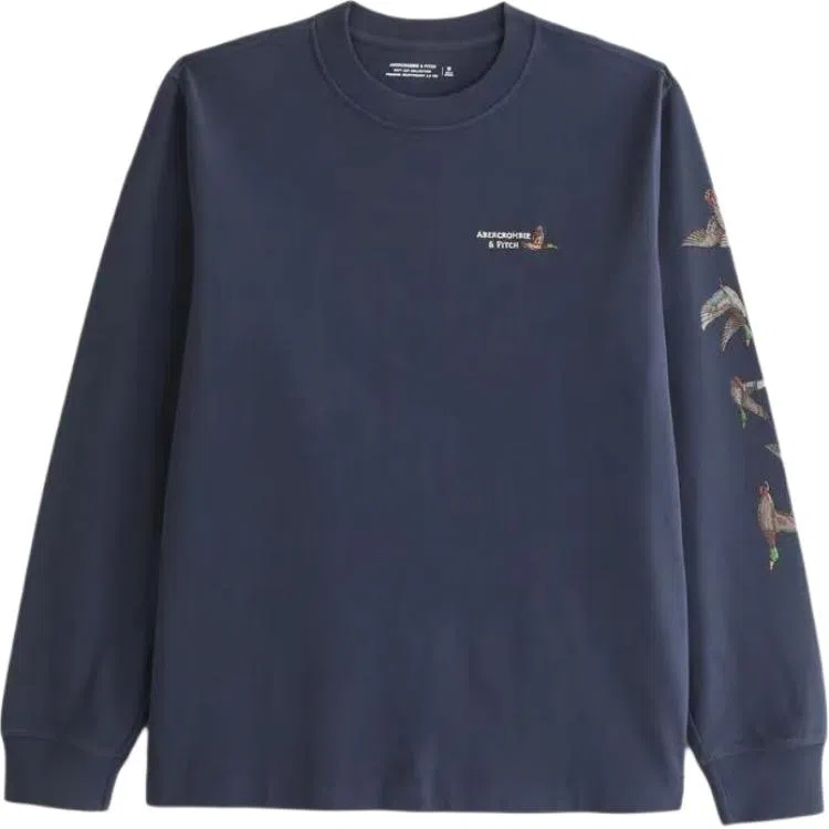 Abercrombie＆Fitch Duck Graphic Long Sleeve Tee