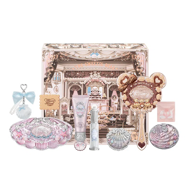 花知晓 碎浪拾珠礼盒彩妆套装 自然亮泽气色